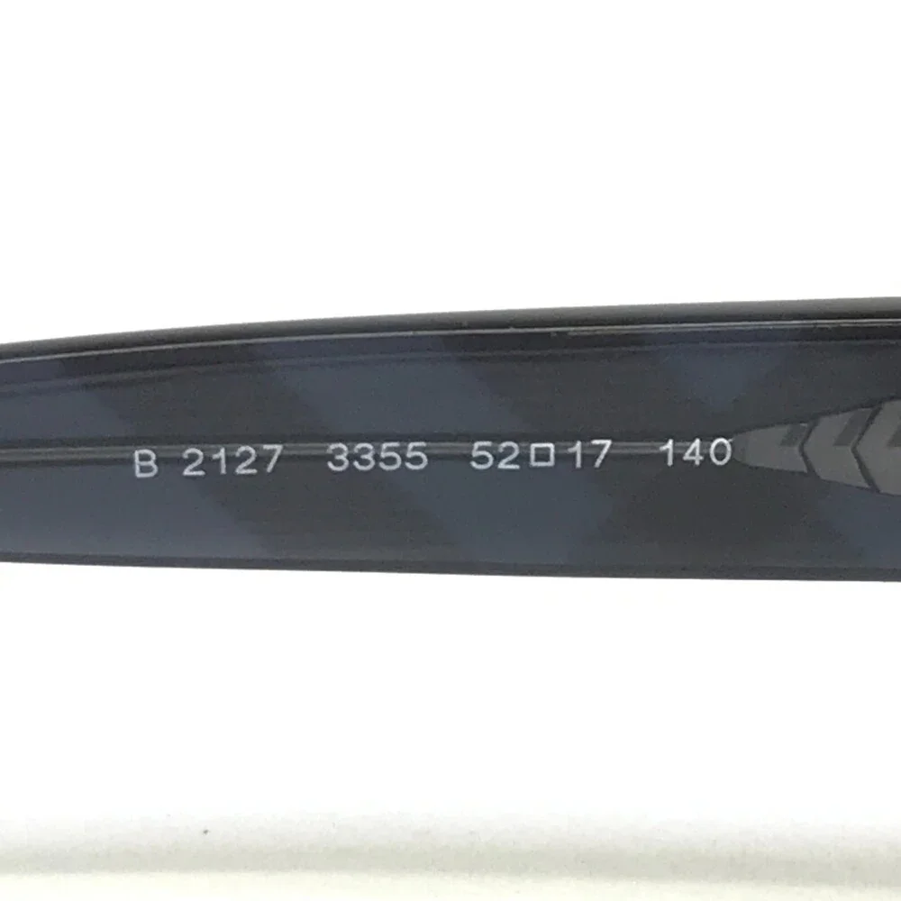Burberry Eyeglasses Frames B2127 3355 Black Blue Square Nova Check 52-17-140
